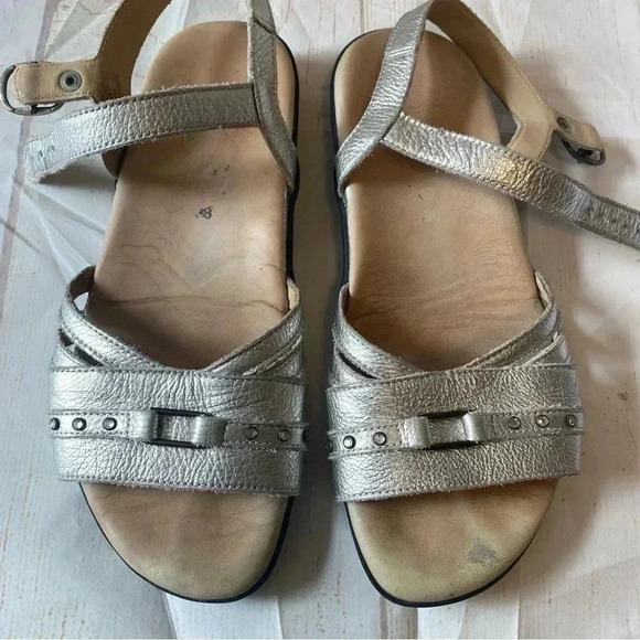 Mephisto Relax Shimmer Nubuck Sandals Size 38 - Picture 14 of 14